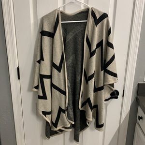 Throw over poncho